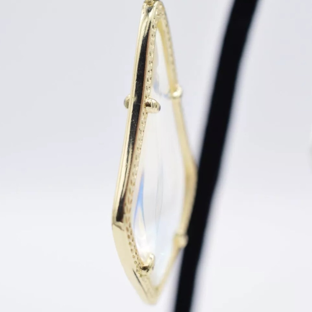 Kendra Scott Alex Earrings in Iridescent Glass 0142 - Picture 3 of 4